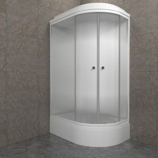 Душевая кабина Triton Коралл-Лайт Щ0000068947 левая 120x80 см профиль белый стекло градиент